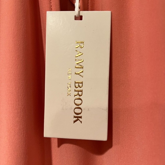 Ramy Brook Rosette Top in Pink (M) - Picture 9 of 11